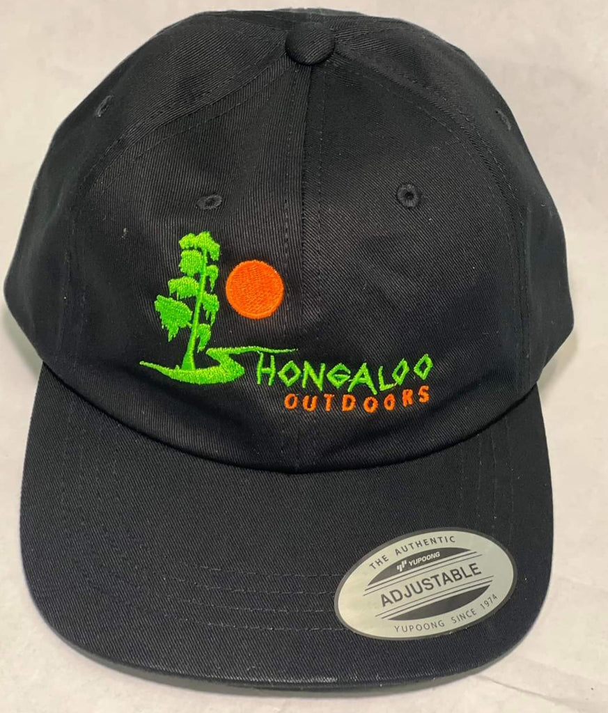 Solid Black Unstructured Cap – Shongaloo Outdoors